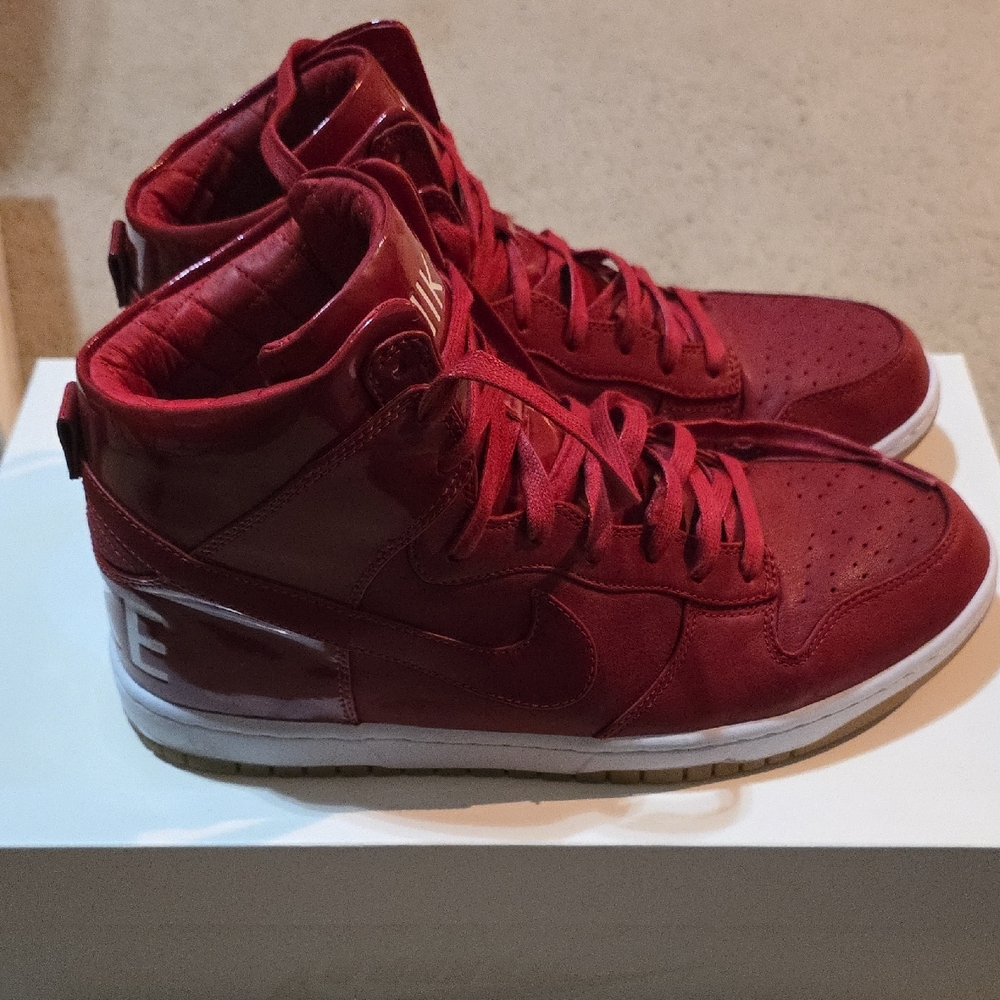 Nike Red High-Top Sneakers
